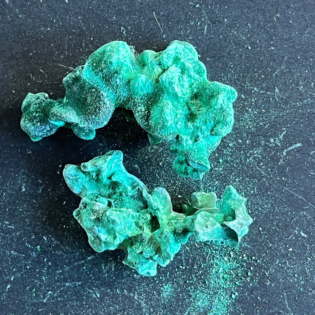 Malachit matasos piatra bruta din Congo, pietre semipretioase - druzy.ro 3 