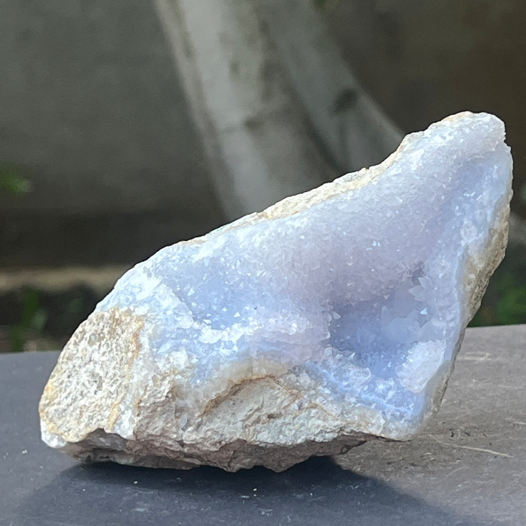 Calcedonie albastra / blue lace/ agat albastru piatra bruta m3, pietre semipretioase - druzy.ro 4 