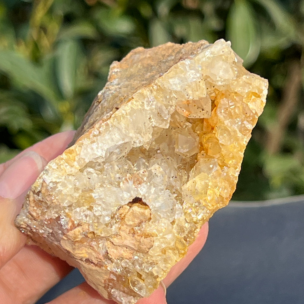 Cluster cuart lamaie Zambia, golden healer model 54, pietre semipretioase - druzy.ro 2 