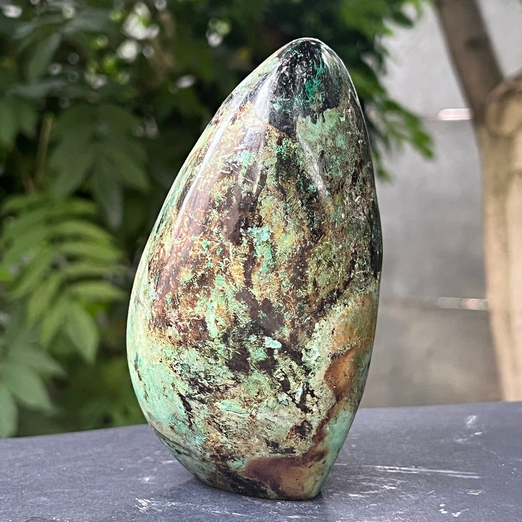Sculptura crisocola model 2, pietre semipretioase - druzy.ro 6 