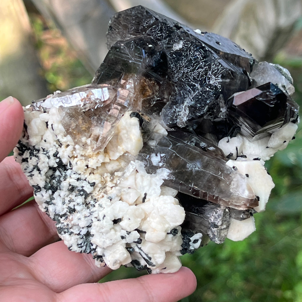 Specimen cluster cuart fumuriu m4, pietre semipretioase - druzy.ro 2 