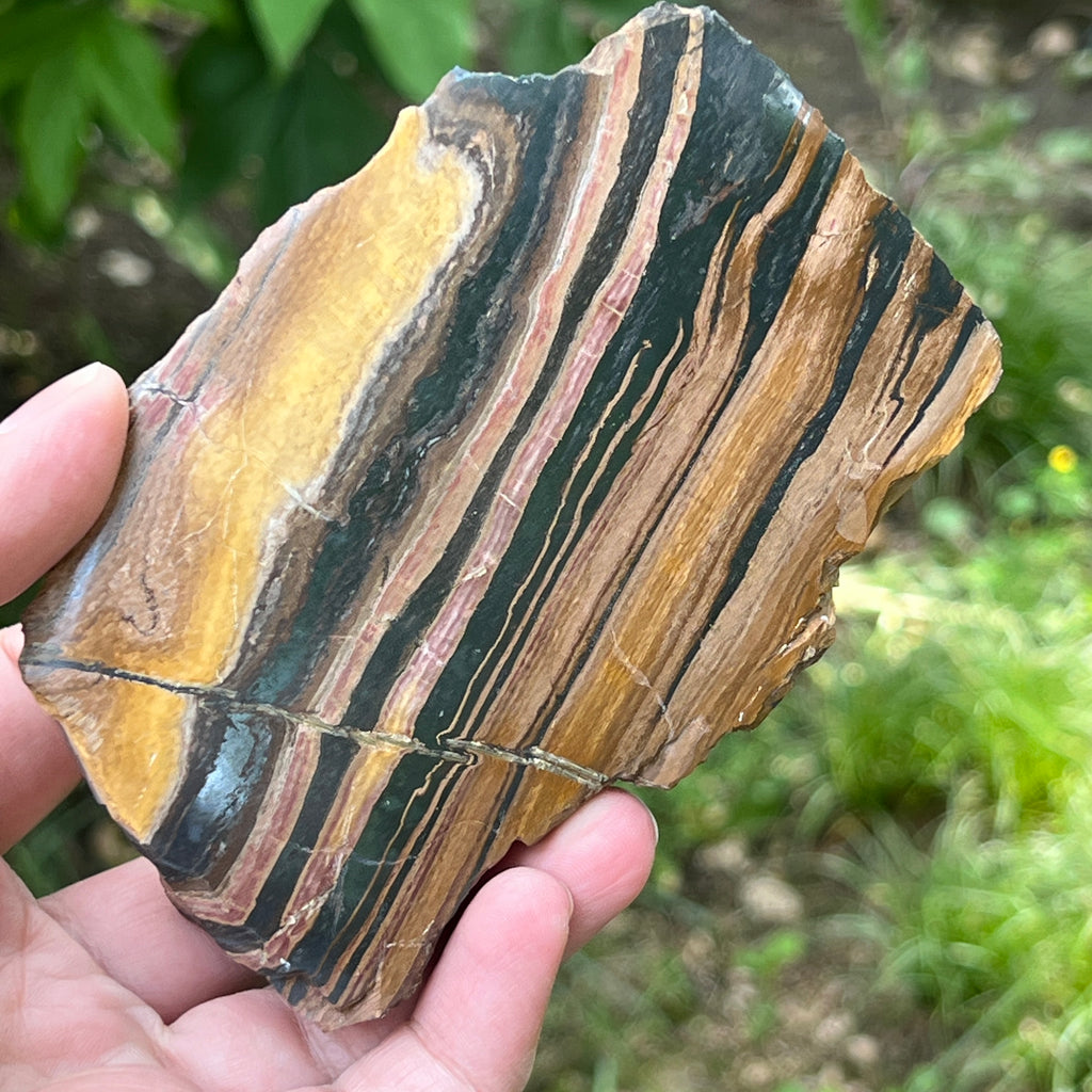 Ochi de tigru piatra bruta model 2, pietre semipretioase - druzy.ro 1 