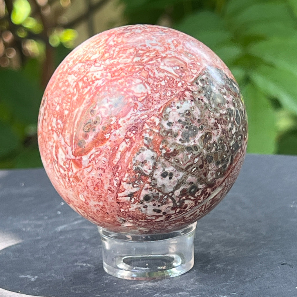 Sfera jasp piele de sarpe din Australia model 5, pietre semipretioase - druzy.ro 10 