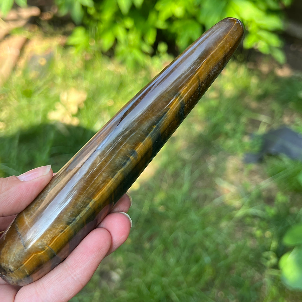 Bagheta masaj ochi de tigru m4, pietre semipretioase - druzy.ro 5 