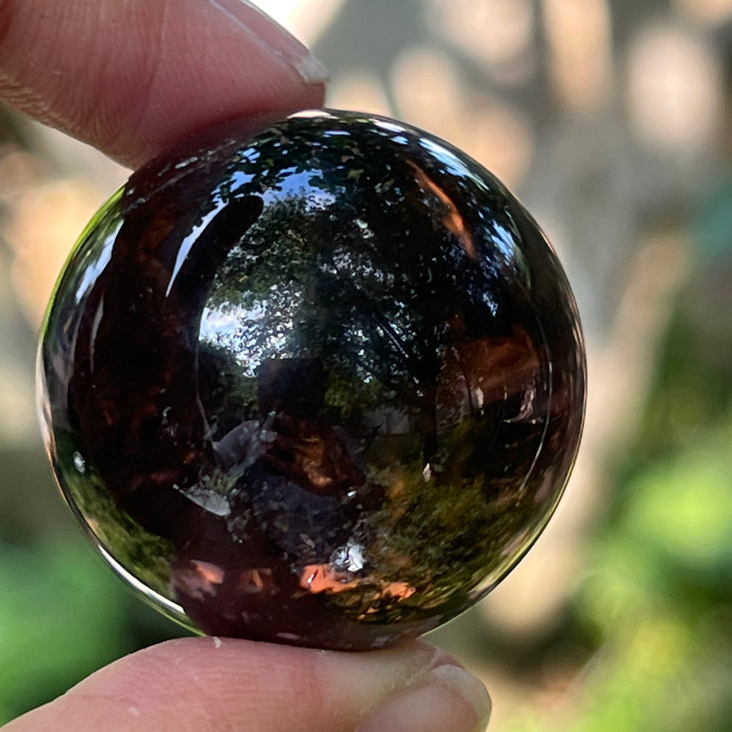 Sfera cuart fumuriu, pietre semipretioase - druzy.ro 3 