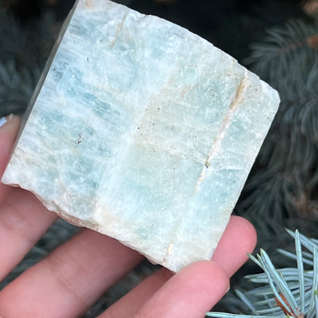 Acvamarin Pakistan piatra bruta model pk23, pietre semipretioase - druzy.ro 5 