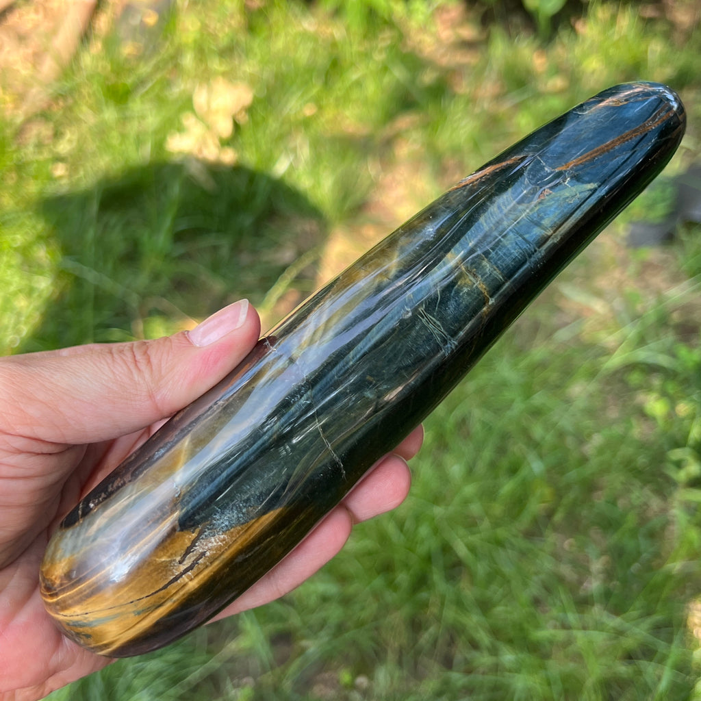 Bagheta masaj ochi de tigru m5, pietre semipretioase - druzy.ro 7 