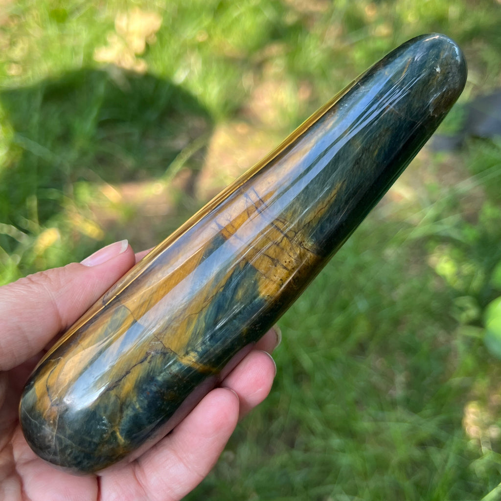 Bagheta masaj ochi de tigru m7, pietre semipretioase - druzy.ro 6 