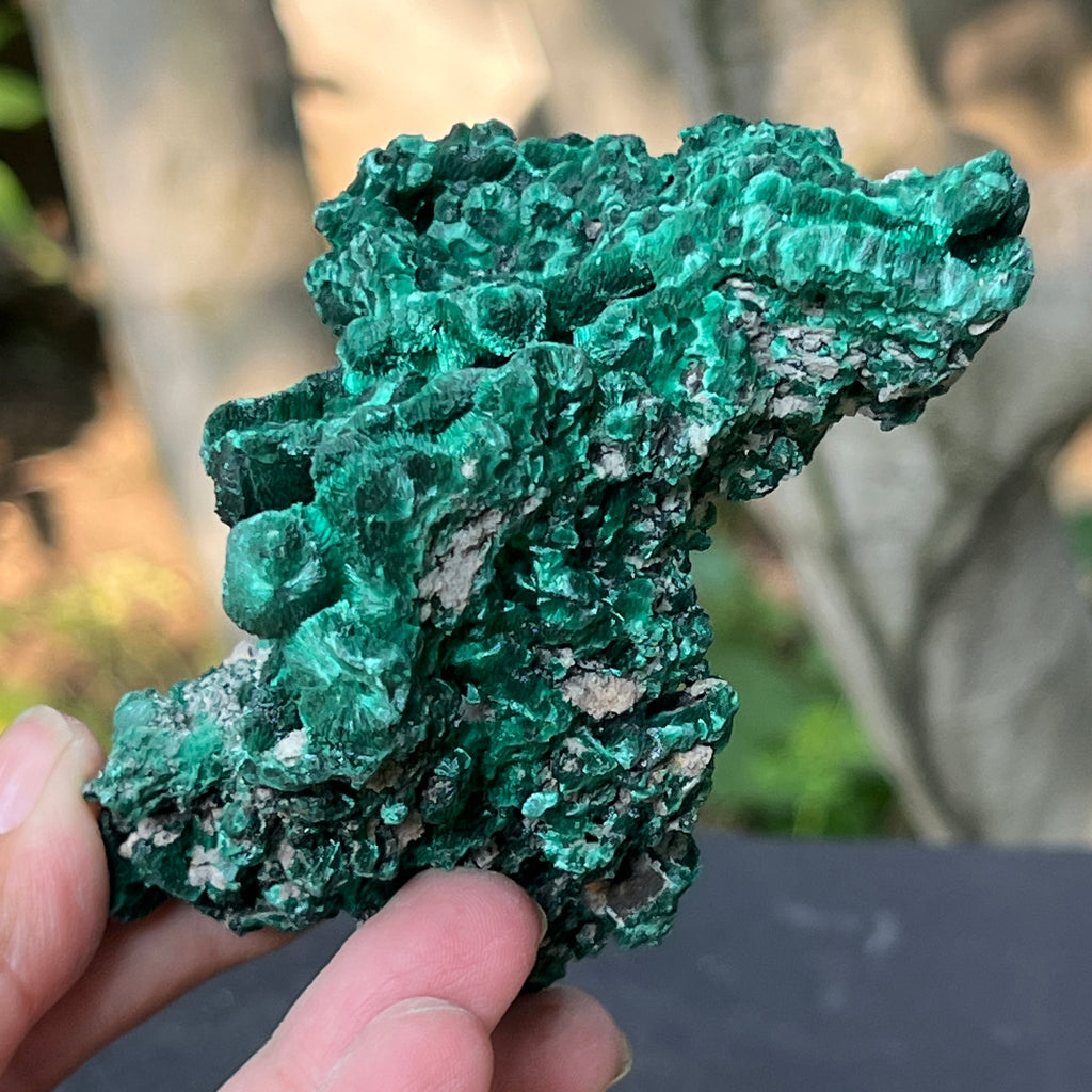 Malachit matasos piatra bruta | Model 20, pietre semipretioase - druzy.ro 7 