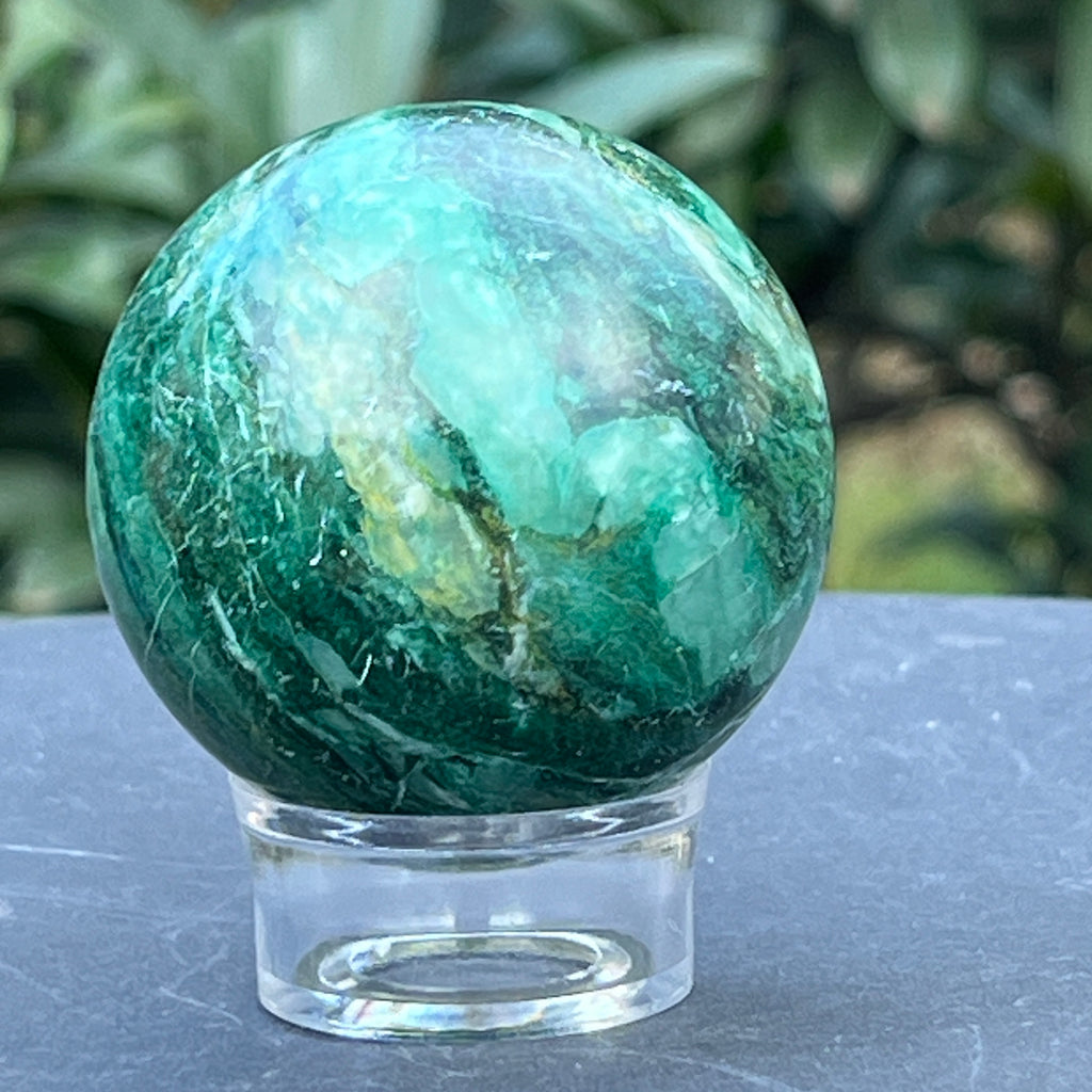 Sfera jad verde nefrit Africa model 1, pietre semipretioase - druzy.ro 7 