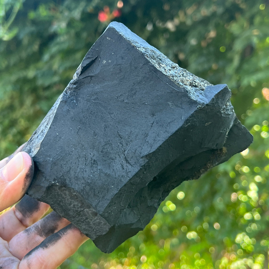 Shungit piatra bruta XXL model 6, pietre semipretioase - druzy.ro 1 