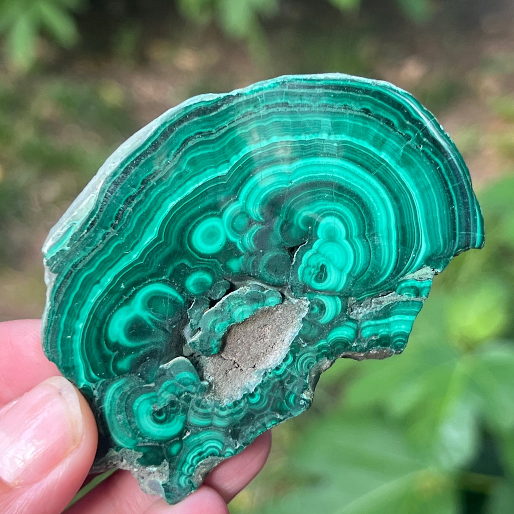 Felie malachit | Model 7, pietre semipretioase - druzy.ro 1 