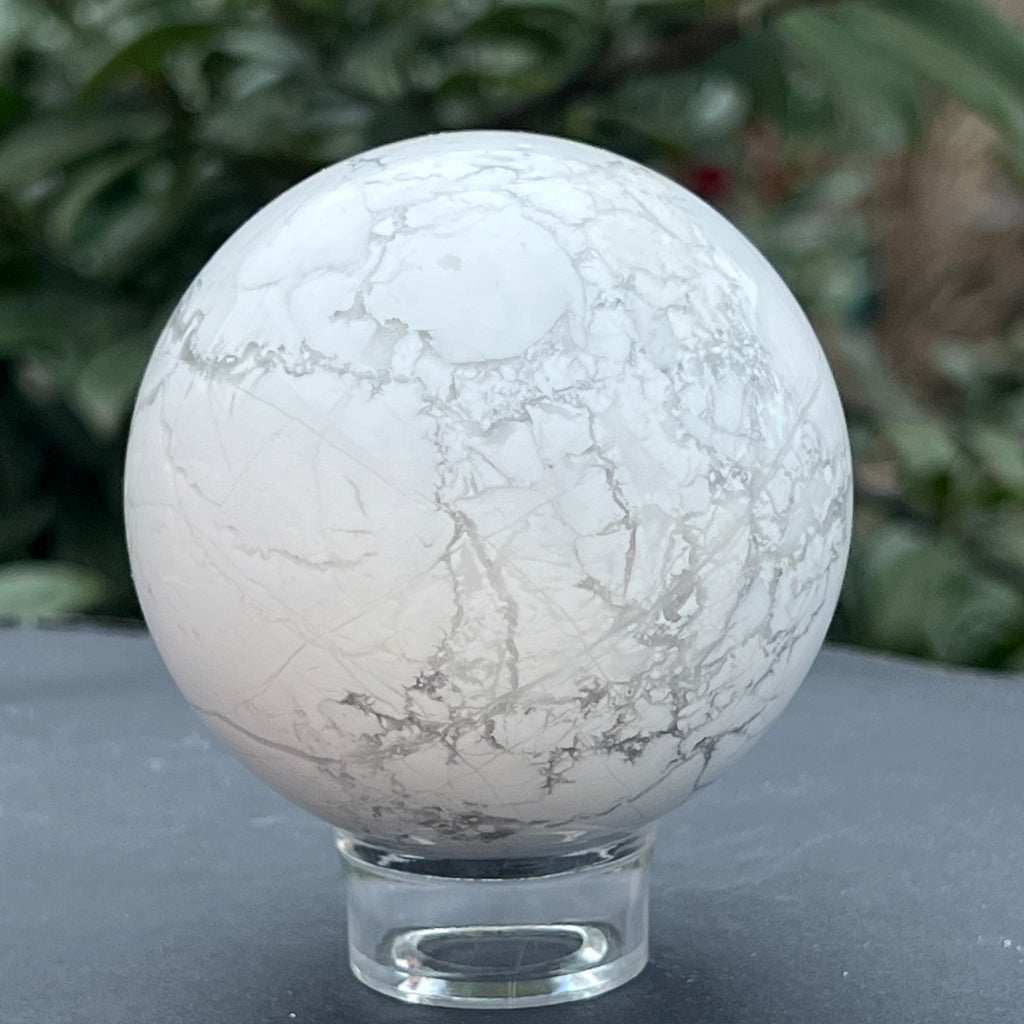 Sfera howlit alb model L1, pietre semipretioase - druzy.ro 3 