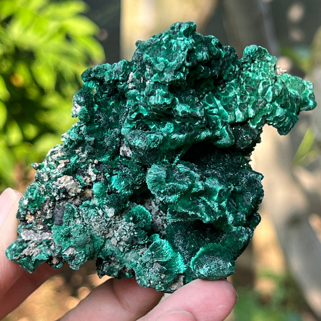 Malachit matasos piatra bruta | Model 20, pietre semipretioase - druzy.ro 3 