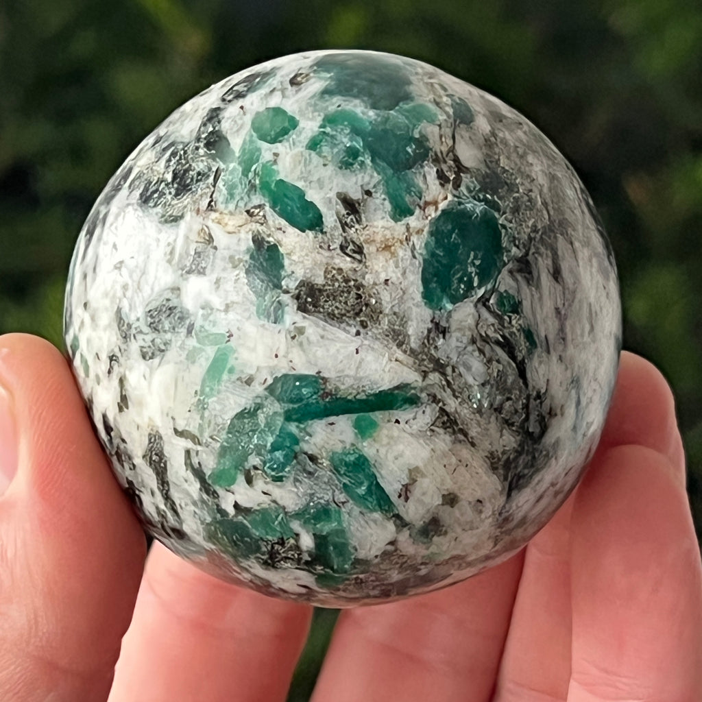 Sfera smarald in matrice model 2, pietre semipretioase - druzy.ro 4 