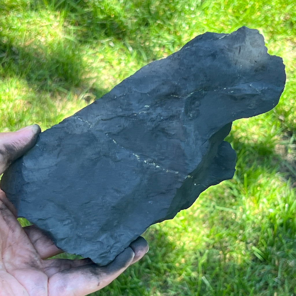 Shungit piatra bruta XXL model 4, pietre semipretioase - druzy.ro 2 