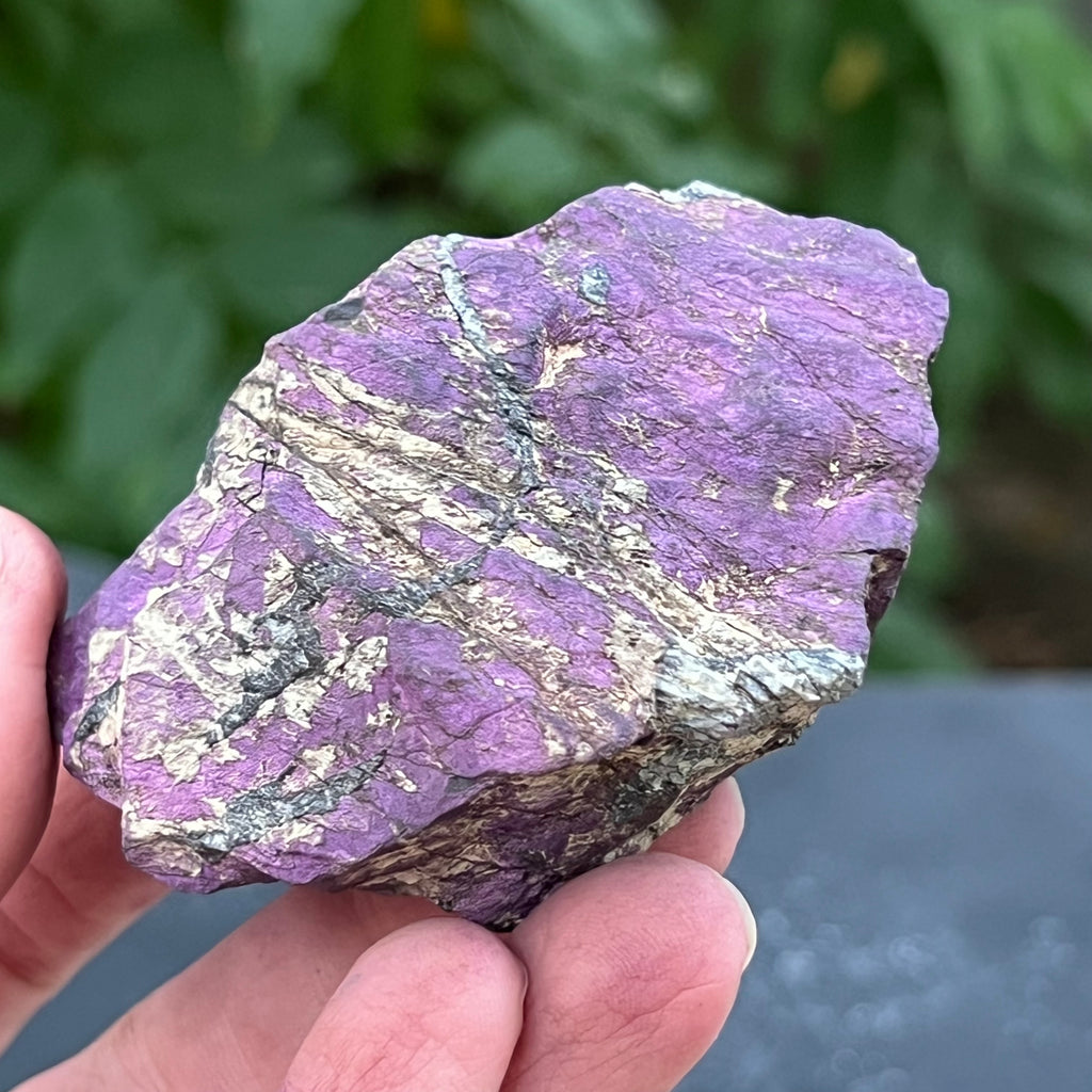 Purpurit metalic (din Namibia) piatra bruta model 6, pietre semipretioase - druzy.ro 5 