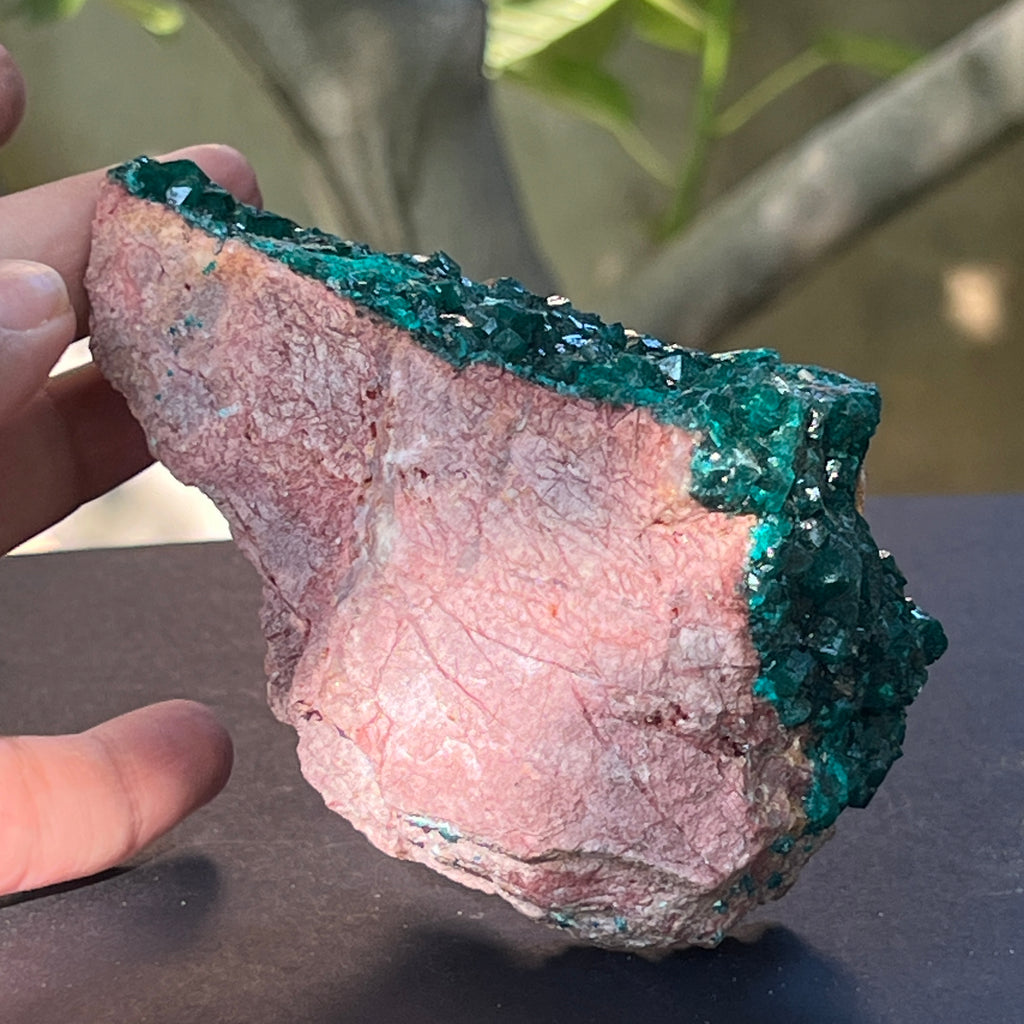Dioptaz cluster din Congo model 41, pietre semipretioase - druzy.ro 6 