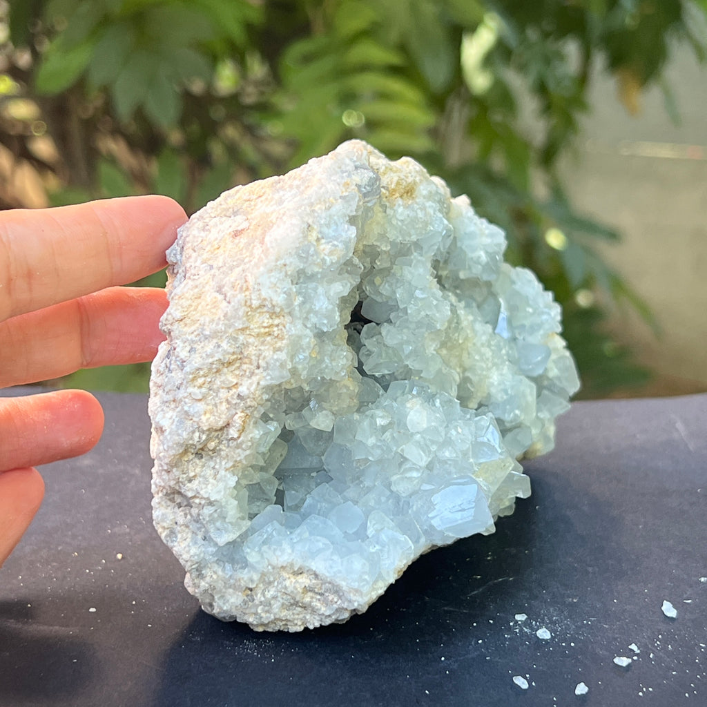 Celestit/celestina cluster m2, pietre semipretioase - druzy.ro 2 