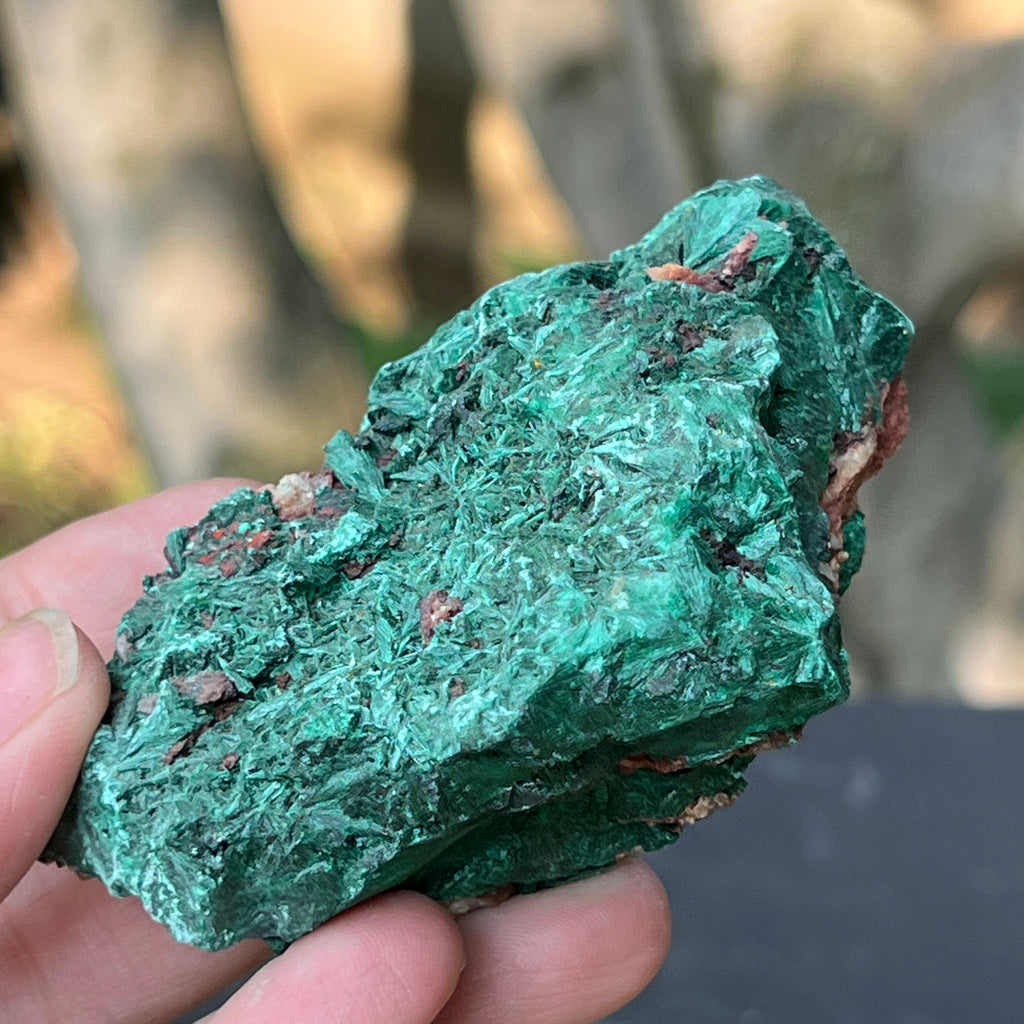 Malachit matasos piatra bruta m19, pietre semipretioase - druzy.ro 8 