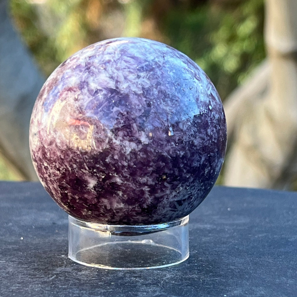 Lepidolit sfera model 6, druzy.ro, cristale 4