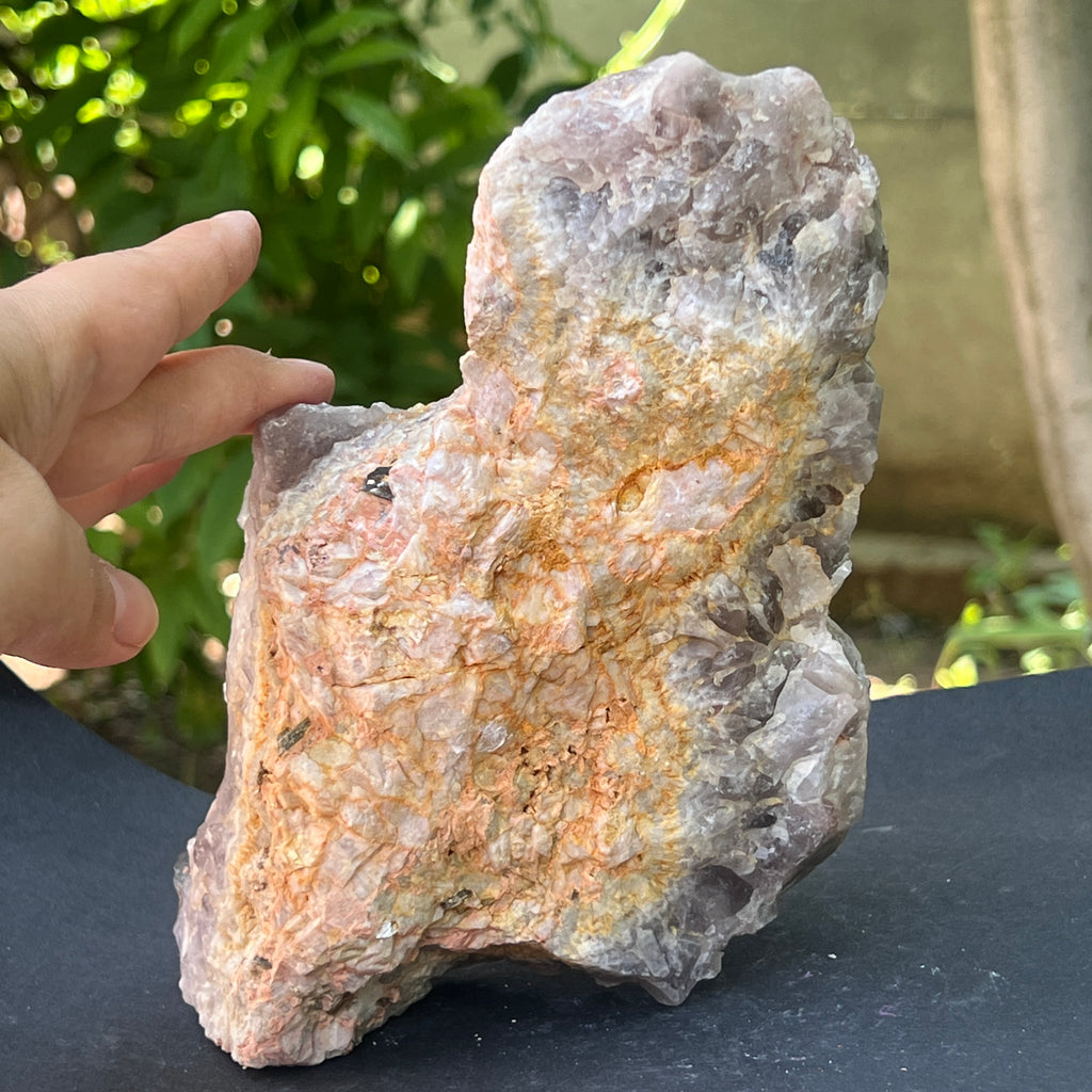 Cluster cuart rosu hematoid | Model L1, pietre semipretioase - druzy.ro 5 