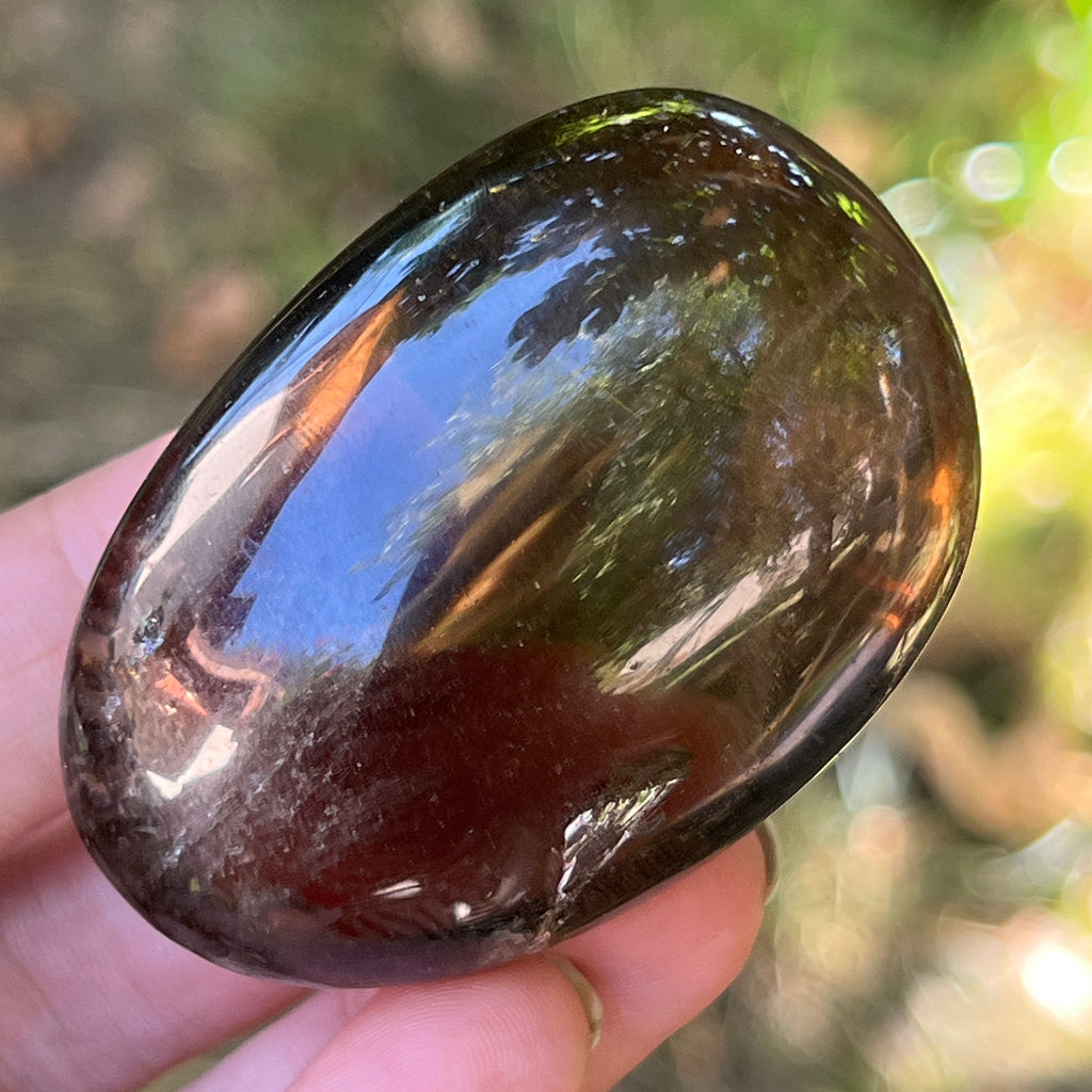 Palmstone cuart fumuriu unicat, model 3, pietre semipretioase - druzy.ro 2 