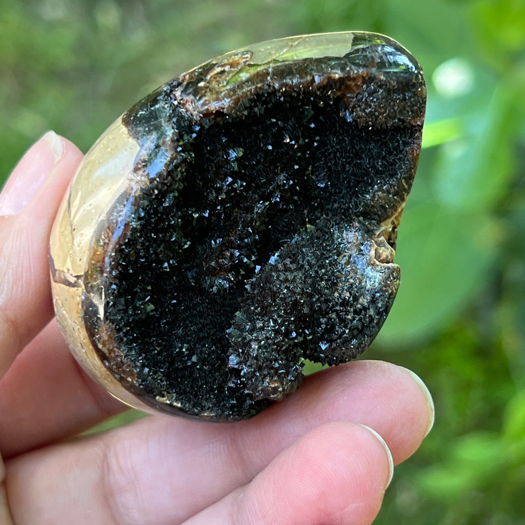 Ou Septaria din Madagascar mini, piatra dragonului, model 15, pietre semipretioase - druzy.ro 1 