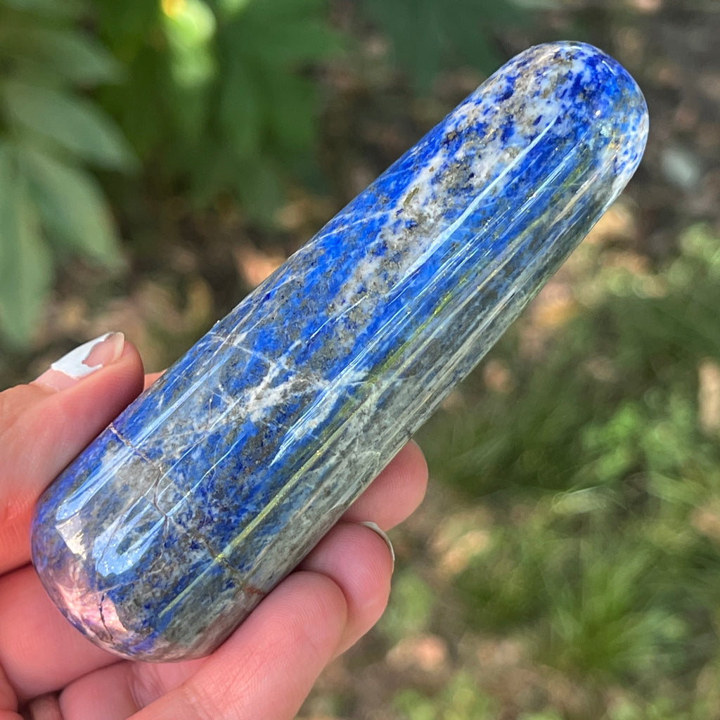 Bagheta Lapis Lazuli model 4, pietre semipretioase - druzy.ro 2 