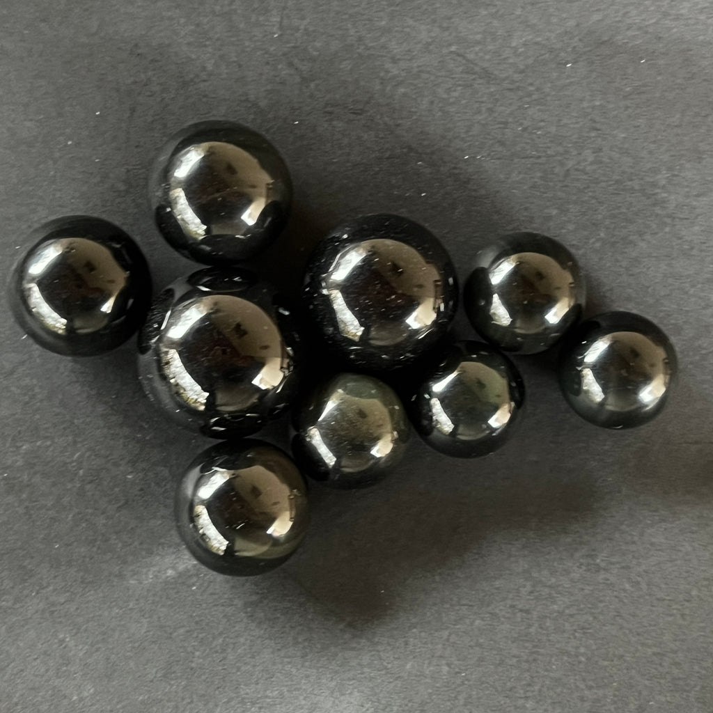 Sfera obsidian 2-3 cm, pietre semipretioase - druzy.ro 4 