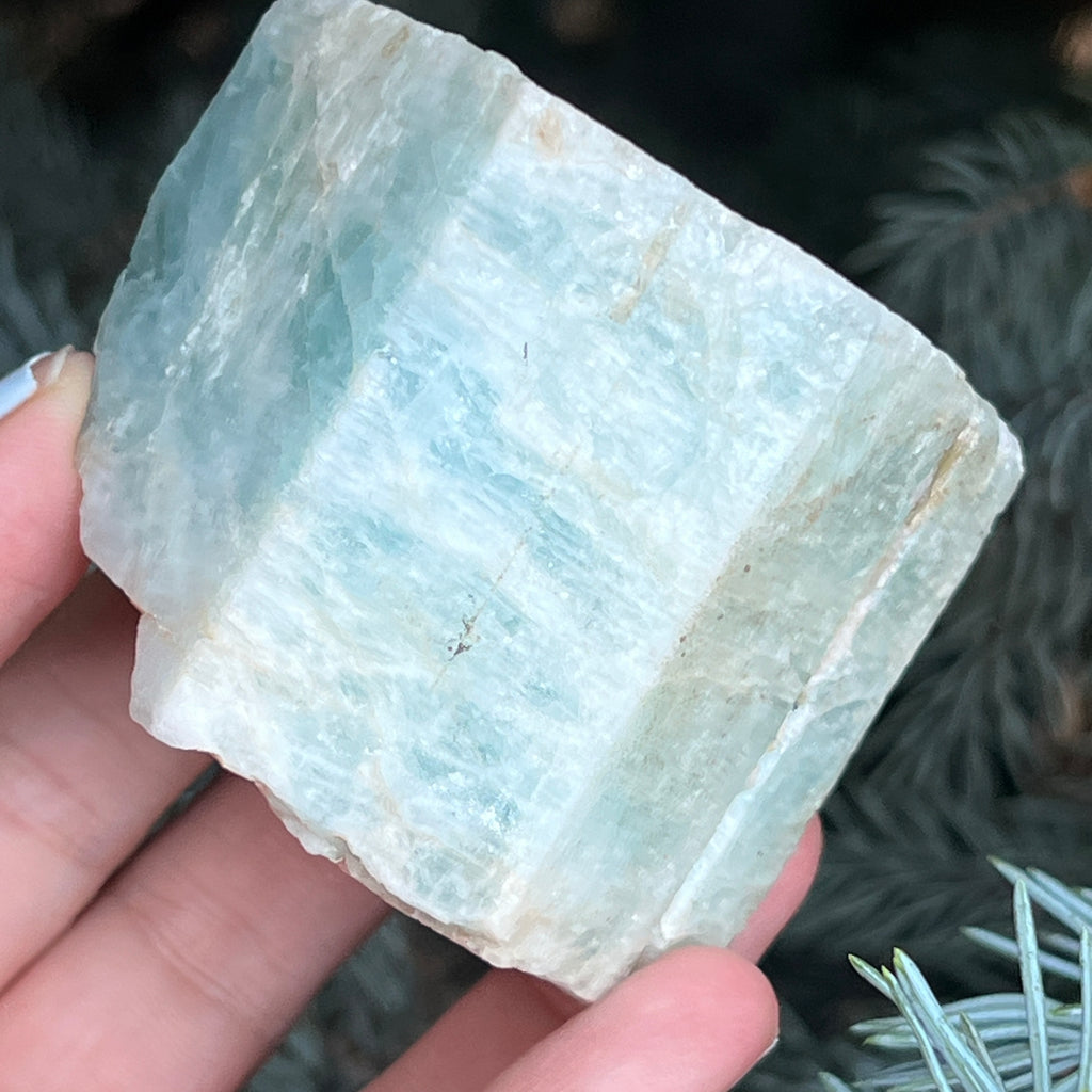 Acvamarin Pakistan piatra bruta model pk23, pietre semipretioase - druzy.ro 9 