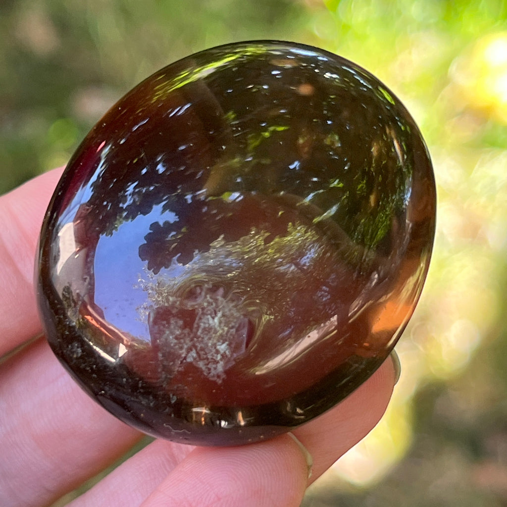 Palmstone cuart fumuriu unicat, model 7, pietre semipretioase - druzy.ro 3 