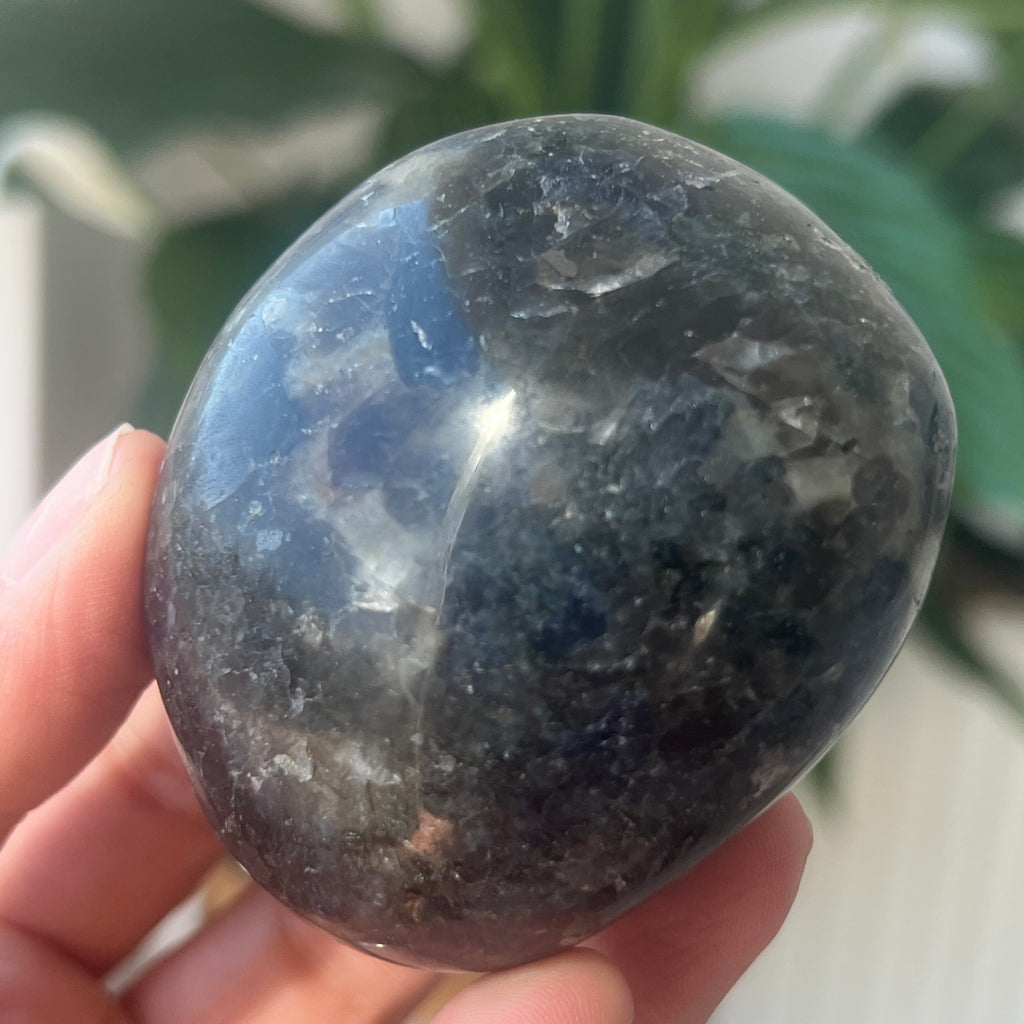 Palmstone Iolit (safir de apa) din Madagascar model 3, pietre semipretioase - druzy.ro 1 
