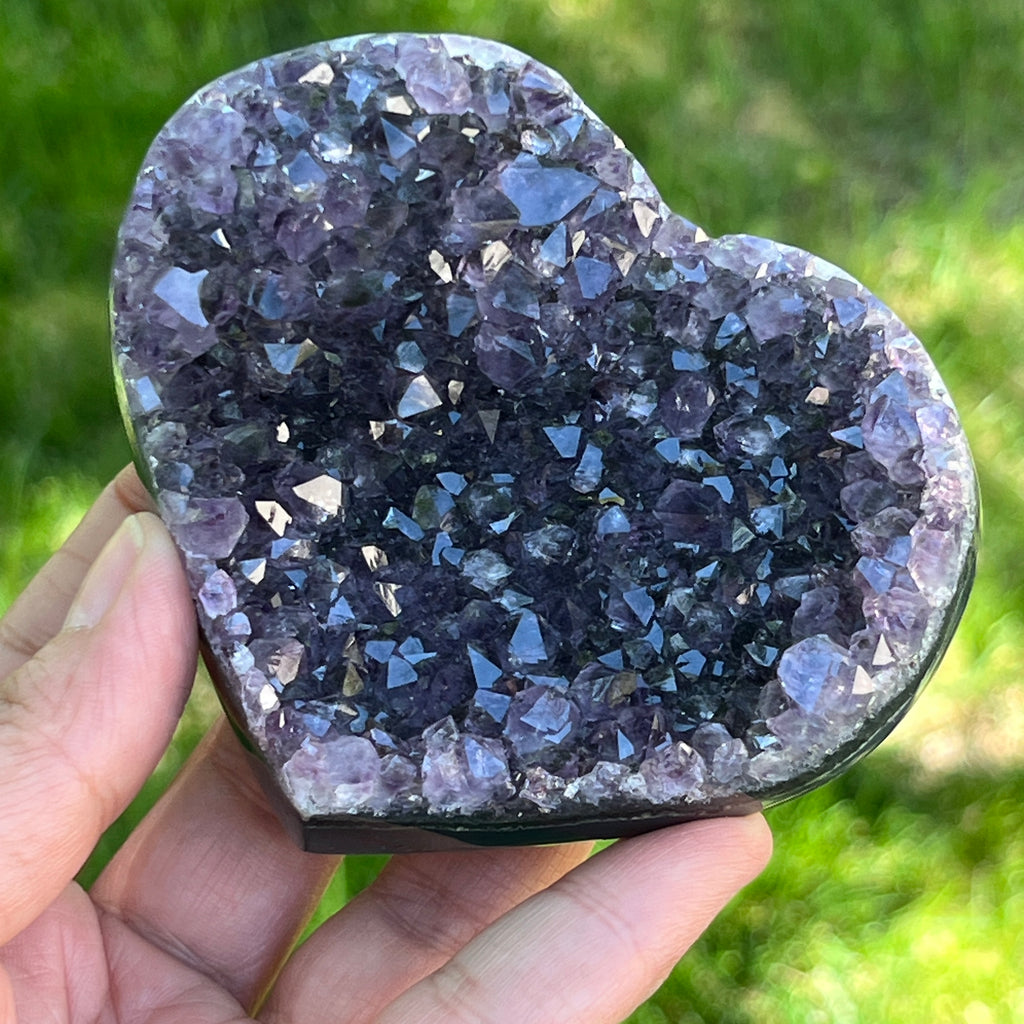 Inima ametist model 14, pietre semipretioase - druzy.ro 1 