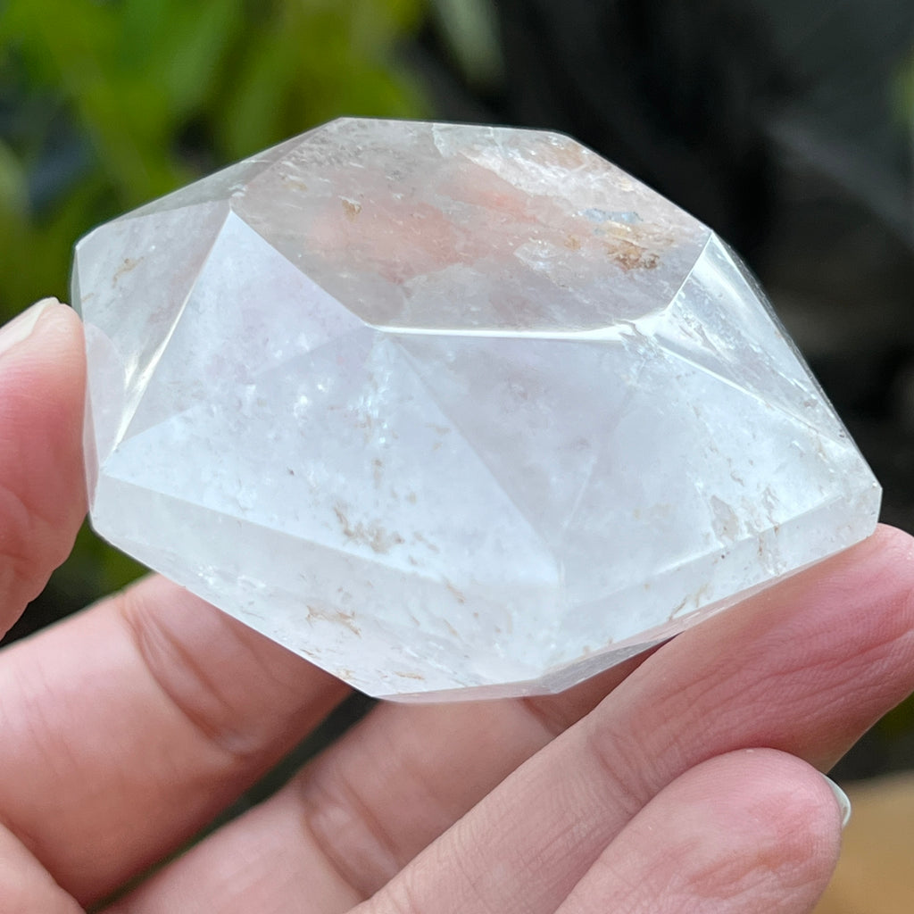 Cuart forma diamant caliate extra, cristal de stanca/cuart incolor m8, pietre semipretioase - druzy.ro 5 