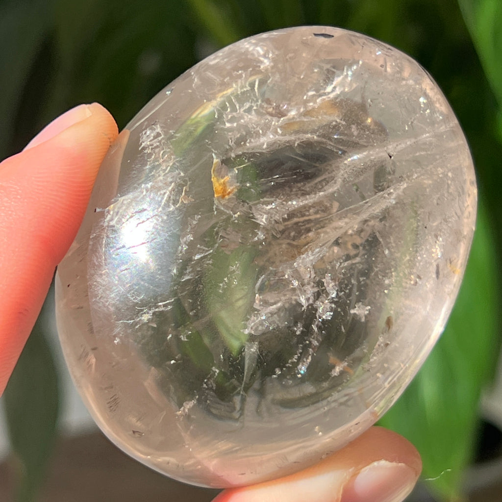 Palmstone cuart incolor/cristal de stanca m1, pietre semipretioase - druzy.ro 5 