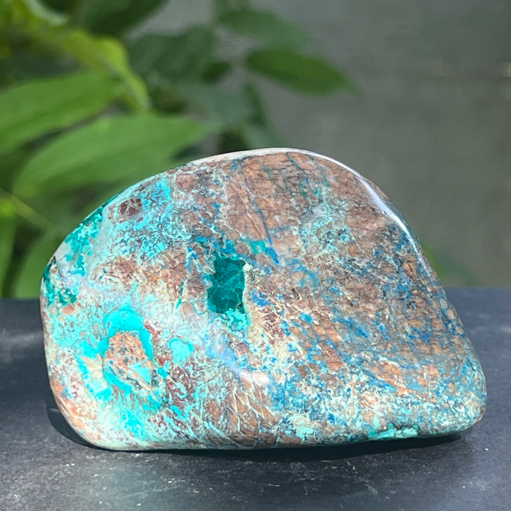 Shattuckite forma libera/palmstone m14, pietre semipretioase - druzy.ro 1 