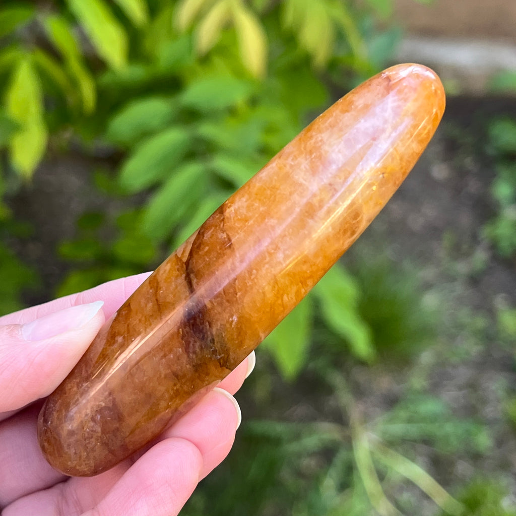Bagheta golden healer, cuart lamaie model 8, pietre semipretioase - druzy.ro 6 
