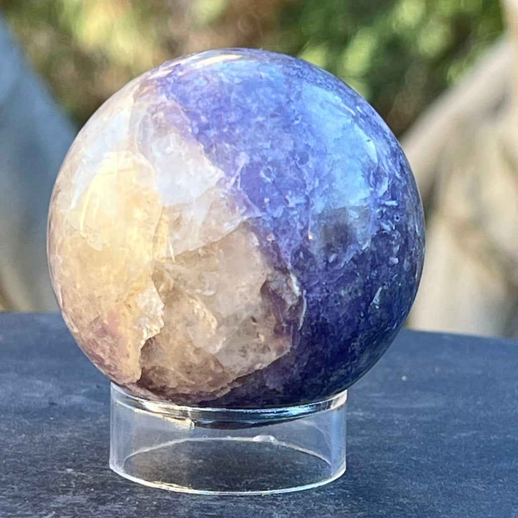 Lepidolit sfera model 5, druzy.ro, cristale 1