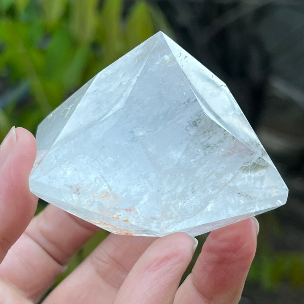 Cuart forma diamant caliate extra, cristal de stanca/cuart incolor m11, pietre semipretioase - druzy.ro 8 