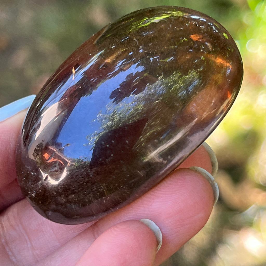 Palmstone cuart fumuriu unicat, model 3, pietre semipretioase - druzy.ro 4 