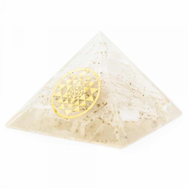 Piramida orgonit selenit 4 si 7 cm, druzy.ro, cristale 1