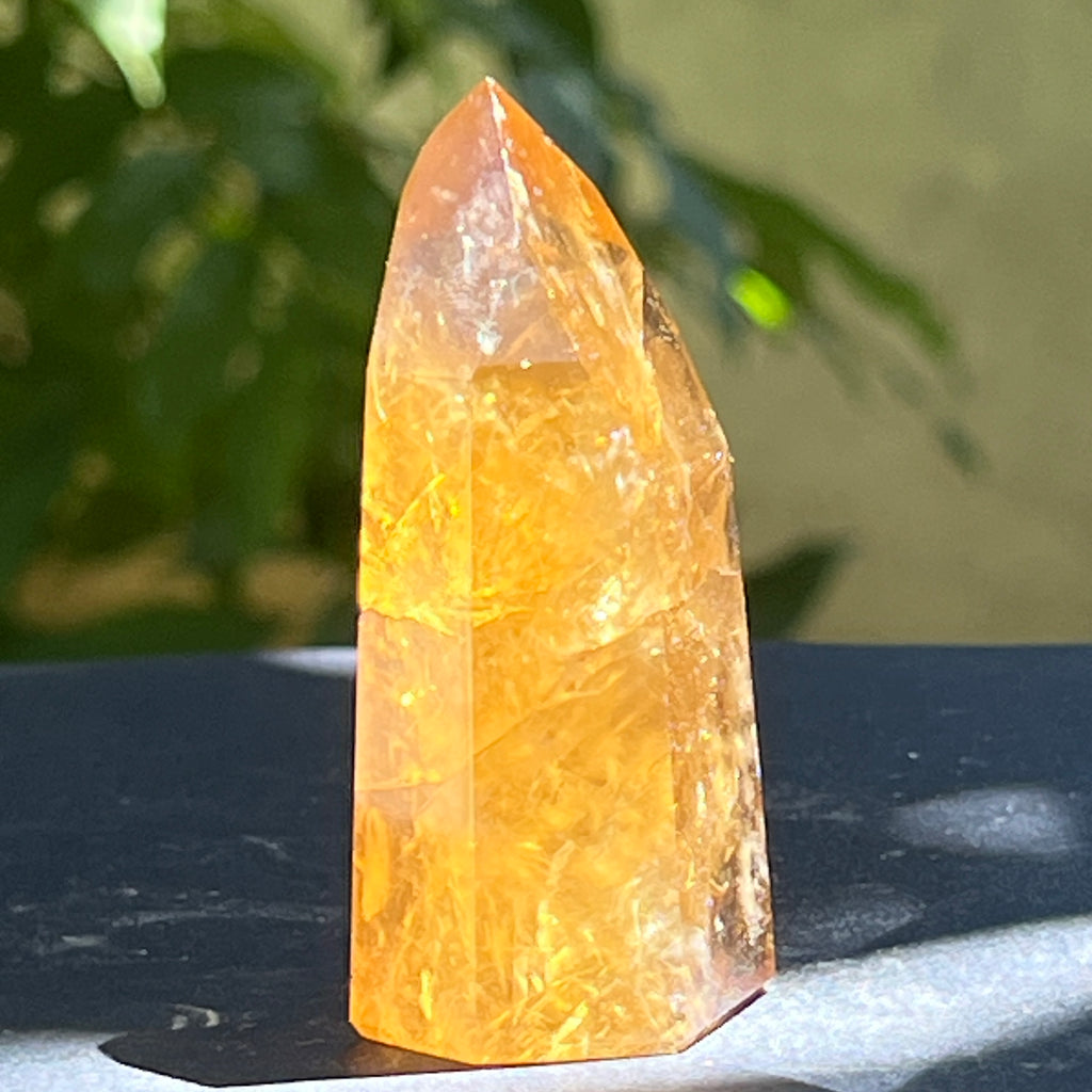 Obelisc citrin Brazilia calitate Extra AAA model 11, pietre semipretioase - druzy.ro 2 