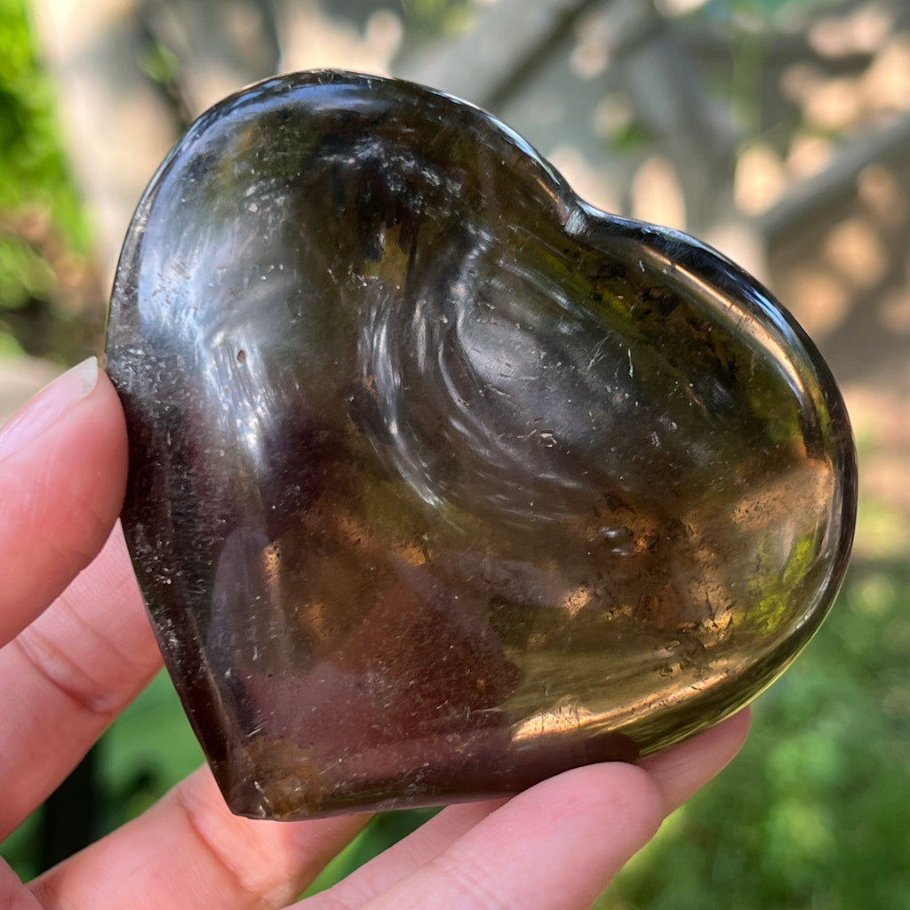 Inima cuart fumuriu m2, pietre semipretioase - druzy.ro 4 