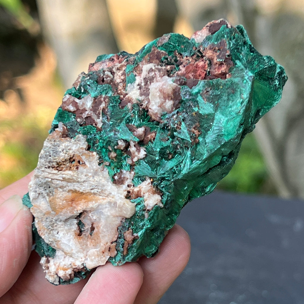 Malachit matasos piatra bruta m19, pietre semipretioase - druzy.ro 2 