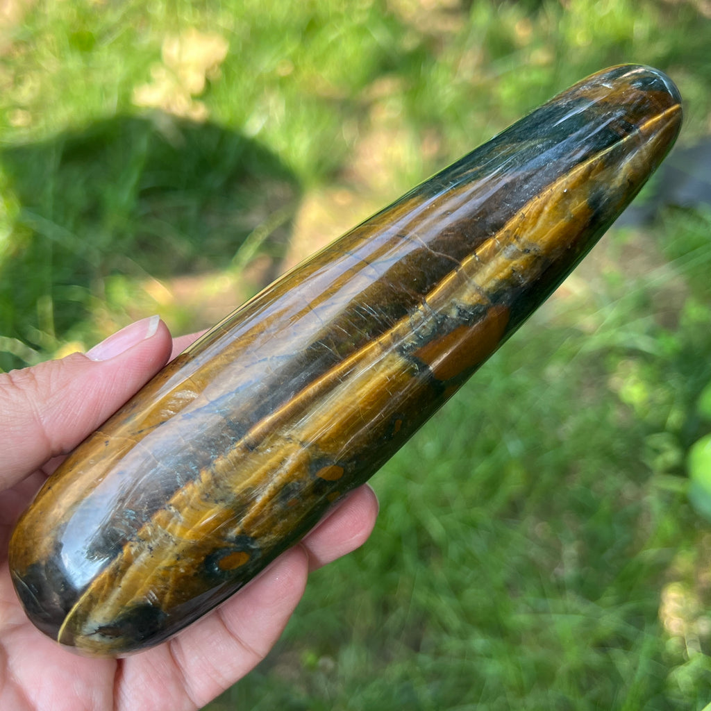Bagheta masaj ochi de tigru m7, pietre semipretioase - druzy.ro 4 