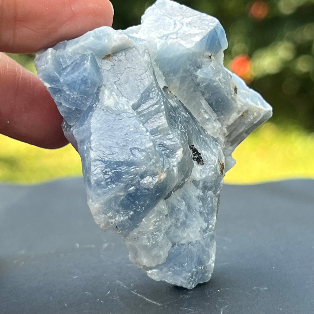 Calcit albastru piatra bruta din Namibia model 8, pietre semipretioase - druzy.ro 3