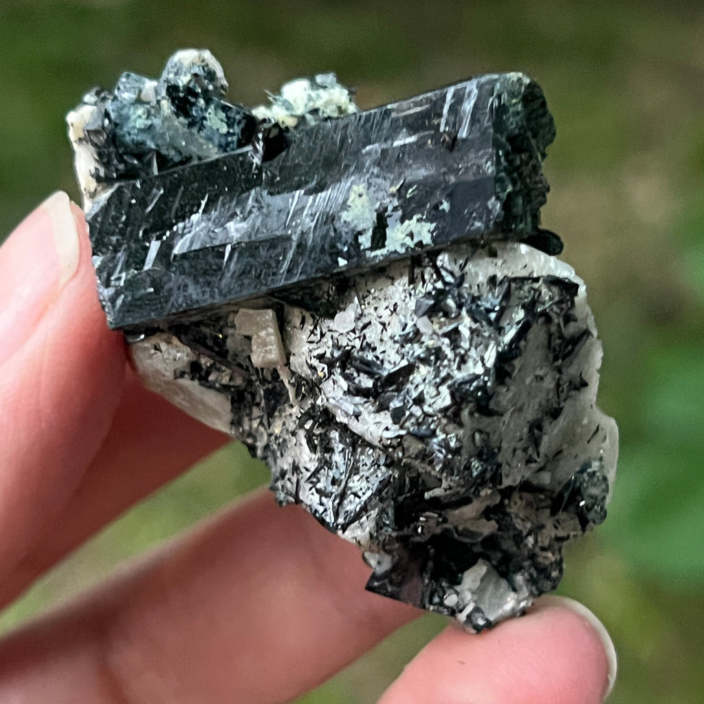 Cluster egirin mini cuart fumuriu/negru Zomba m15, pietre semipretioase - druzy.ro 2 