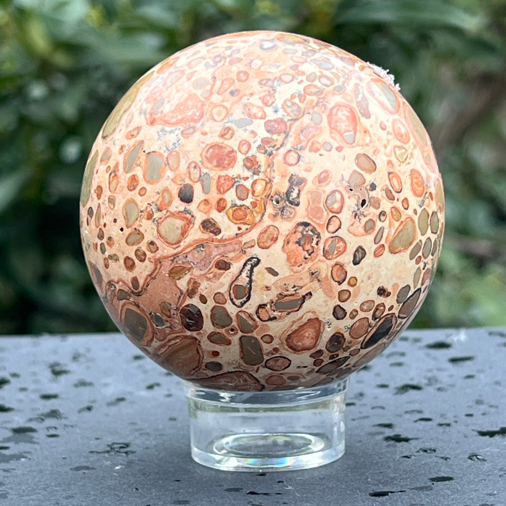 Sfera leopardit Peru model 3, pietre semipretioase - druzy.ro 3 