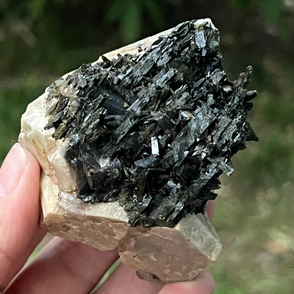 Cluster egirin cuart fumuriu/negru Zomba m23, pietre semipretioase - druzy.ro 9 